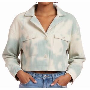 Storia Women's Tie Dye Corduroy Shacket  Jacket Size S